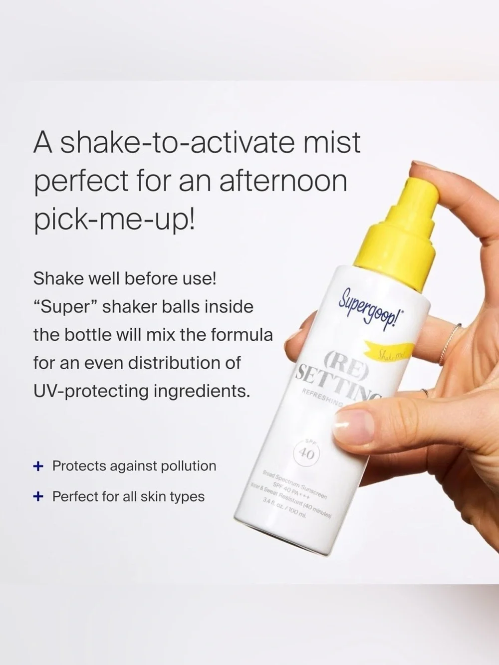 Supergoop! (RE) Setting Refreshing Mist Mini 1 fl oz.